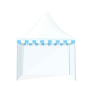 folding tent marquee illustration