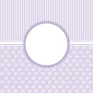 Invitation cards in an vintage-style lilac N2