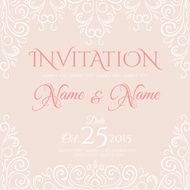 Invitation card design Vector illustration N5