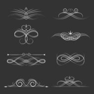 Vintage Vector Decorative Elements N2