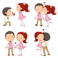 Couple Wedding Cartoon