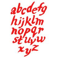 Hand drawn marker artistic font N2