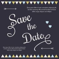 Save the date card N28