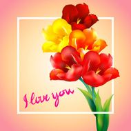 tulip flower design background N5