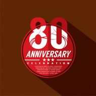 80th Years Anniversary Celebration Design