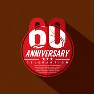 60th Years Anniversary Celebration Design