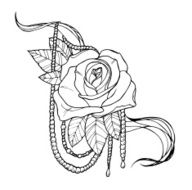 Rose tattoo N7