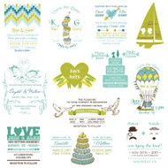 Wedding Vintage Invitation Collection N4