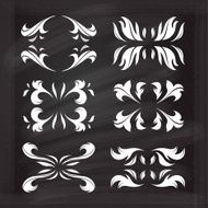 Vector calligraphic design elements N17