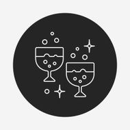 champagne line icon N26