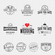 Wedding badges cards and labels for any use N3