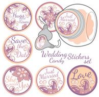 Personalized Candy Sticker Labels set N3