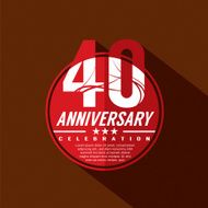 40 Years Anniversary Celebration Design