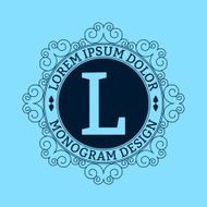 Vector illustration Luxury Monogram logo N23