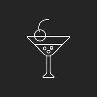 champagne line icon N39