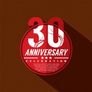 30 Years Anniversary Celebration Design