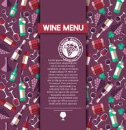 Wine menu card N4