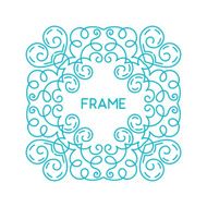 Vintage Floral Frame N94