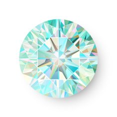 Precious Gem Isolated on White Background Vector N2