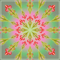 Bright pattern for pillows