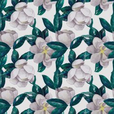 Watercolor flowers seamless pattern background N2