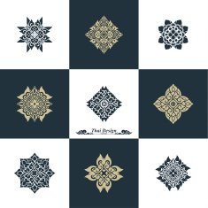 Design Luxury Template Set Swash Elements Art Vector Vintage St N5
