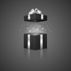 Gift box with a magic effect N20