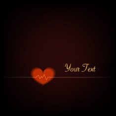 heartbeat love background illustration design N2
