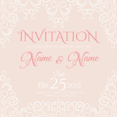 Invitation card design Vector illustration N5