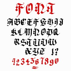 Hand drawn marker artistic font N4