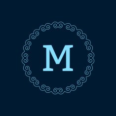 Vector illustration Luxury Monogram logo N10