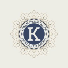 Vector illustration Luxury logo Monogram Design