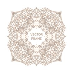 Vintage Floral Frame N89
