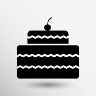 Cake Design symbol logo dessert food sweet N7