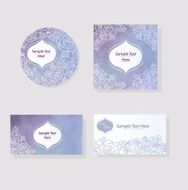 Watercolor texture wedding printing design