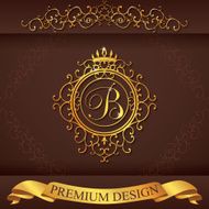 Letter B Luxury Logo template vector illustration