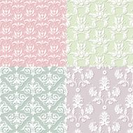 seamless damask patterns