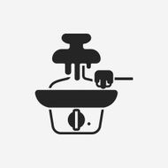 chocolate fountain icon N5