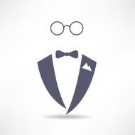 man in tuxedo icon