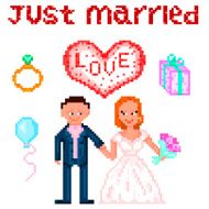 Wedding Pixelart N2