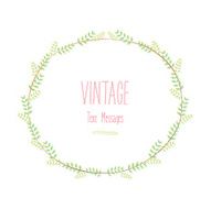 Vintage Flowers Wreath N4