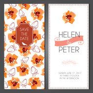 Vintage vector watercolor card templates N2