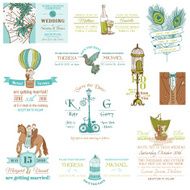 Wedding Vintage Invitation Collection N5