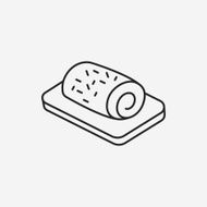 rollcake line icon N4