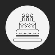 cake line icon N14