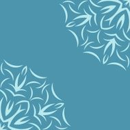 Blue background with flower pattern N2