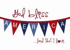 america flags drawing