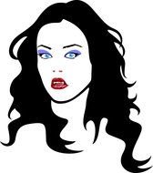 vampire girl portrait