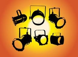 Stage Light Set drawing