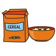 Clipart Cereal Box Breakfast clipart